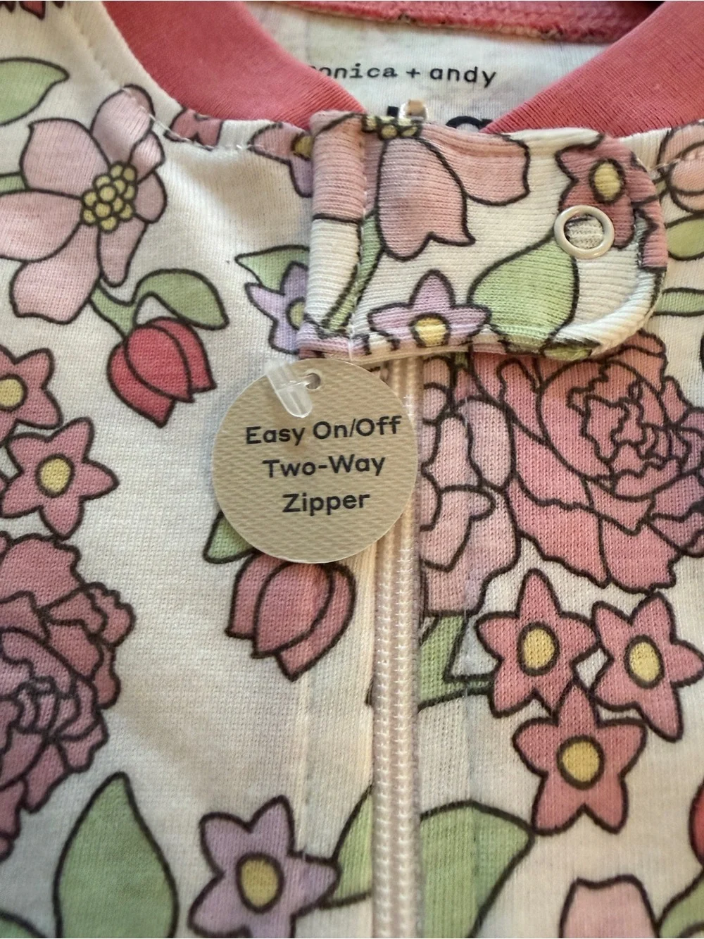 NWT Monica + Andy Organic Cotton Pajamas Lot (4 pairs) 3-6 months